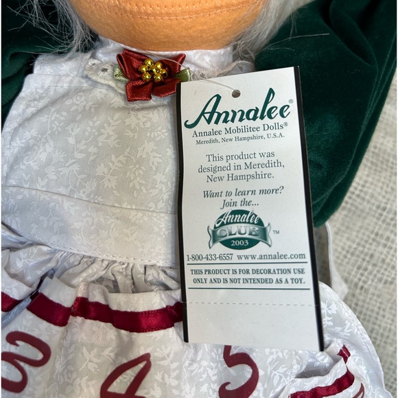 Annalee Vintage Mrs Santa Countdown - Mrs Claus Christmas Countdown Decor. NWT - Picture 2 of 11